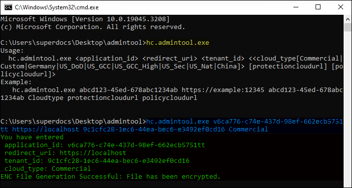 Admin tool displaying the output for HaloCAD for Viewers and TCAI.png