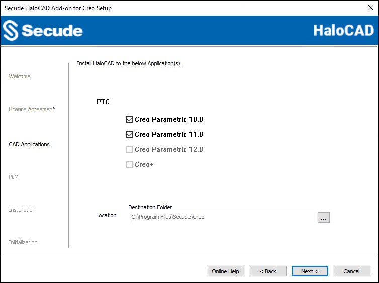 CAD Application Selection dialog.png