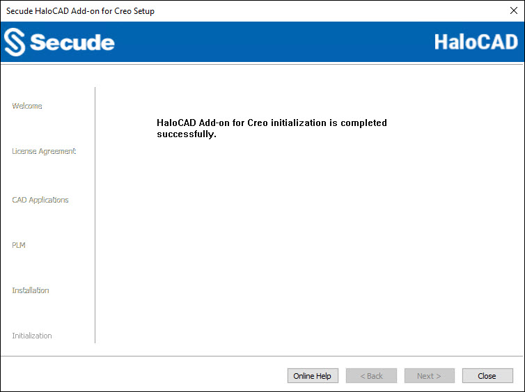 Completing the HaloCAD setup dialog.jpg