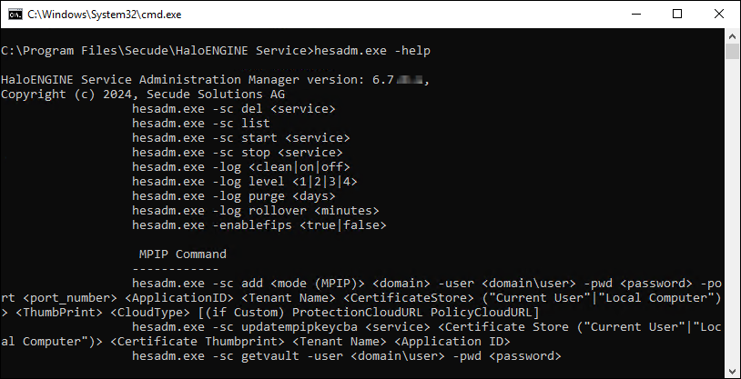 hesadm.exe commands.png
