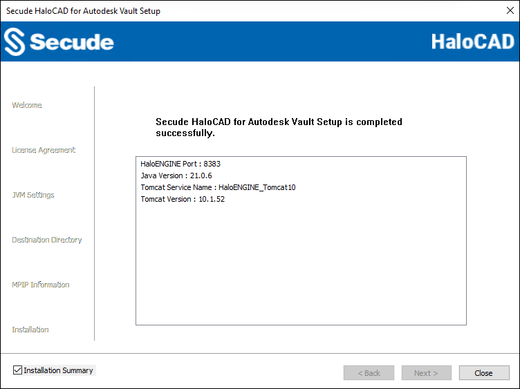 8_Summary with preinstalled HaloENGINE dialog.png