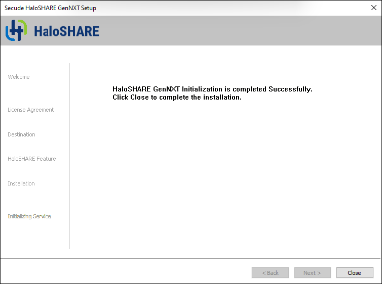Completing the HaloSHARE setup dialog_9.png